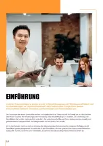 Financial document translated to German