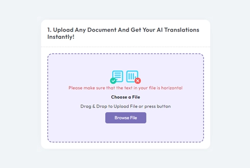 How do I translate a document officially?