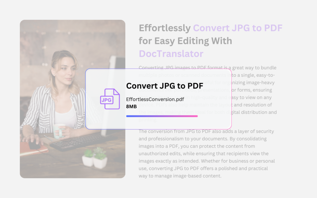 convert JPG to PDF logo