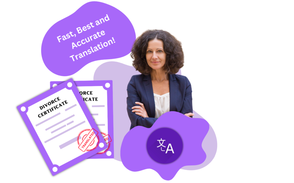 Translate Divorce Certificates image